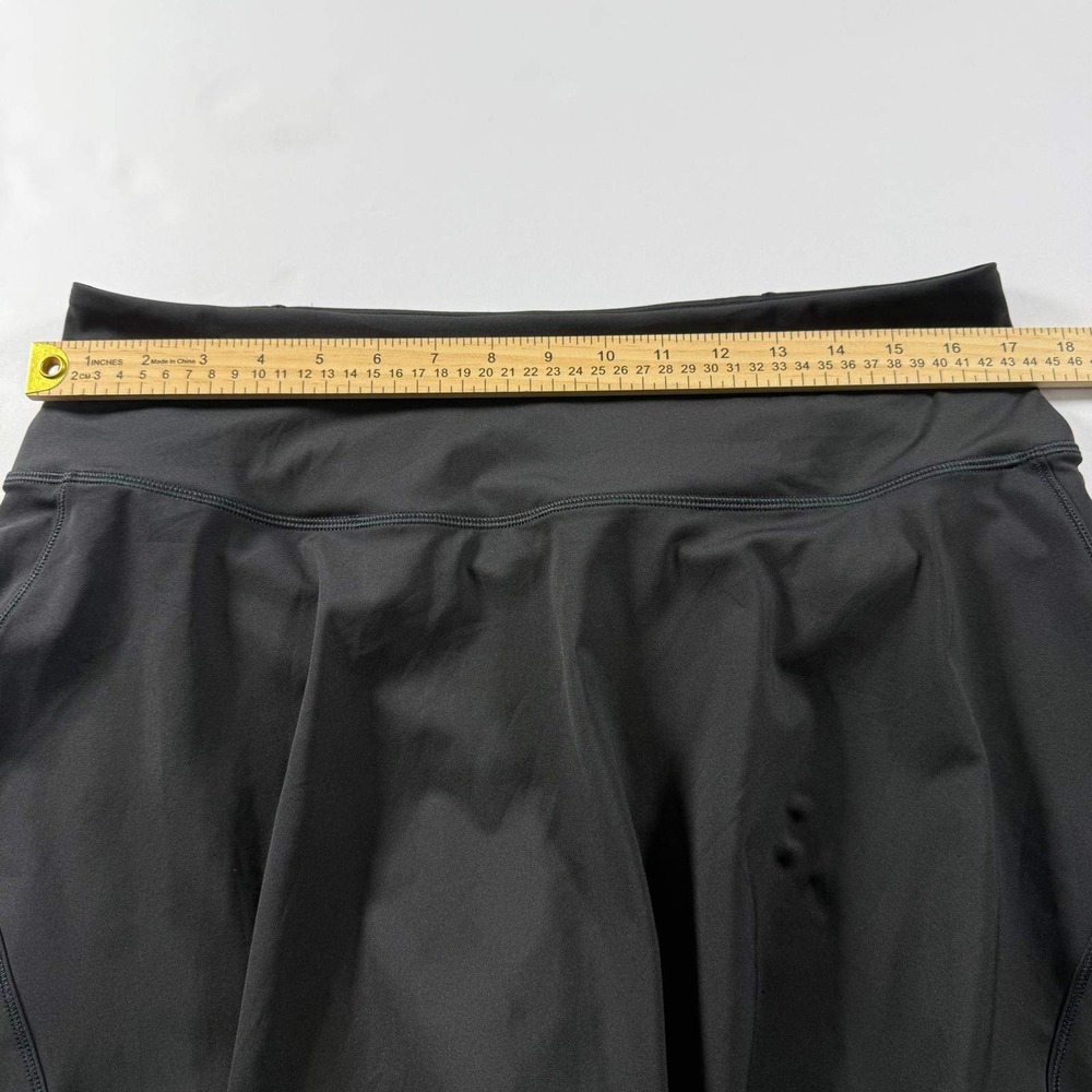 Athleta Ace Tennis Skort 15.5" Black Athletic Skirt with Built-in Shorts Large - Picture 10 of 16